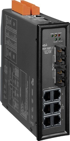 Промышленный коммутатор ICP DAS MSM-508FC-T
