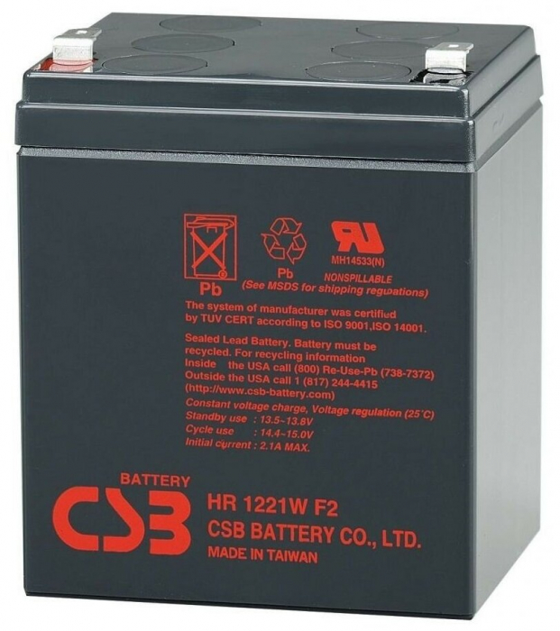 Аккумулятор CSB 12V 21Вт/Эл (HR1221W F2)