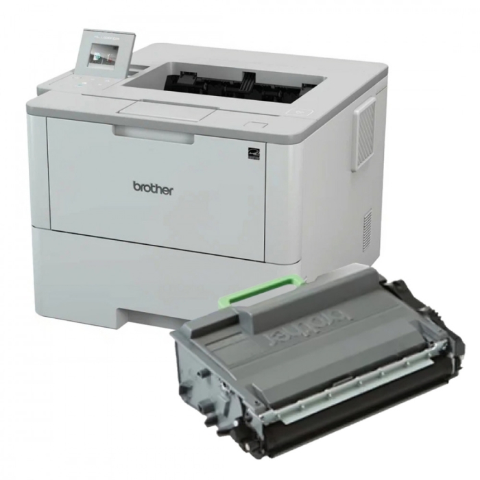 Принтер лазерный Brother HLL6400DW+TN-3480