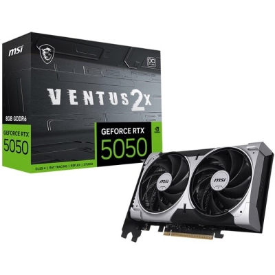 Видеокарта MSI GeForce RTX 5050 8G VENTUS 2X OC