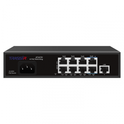 Коммутатор Trassir TR-NS1109-120-8POE
