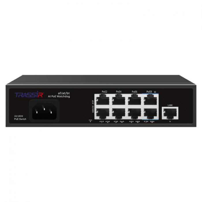 Коммутатор Trassir TR-NS1109-120-8POE
