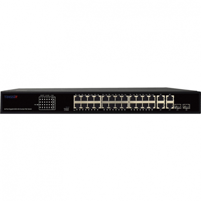 Коммутатор Trassir TR-NS14282С-370-24POE