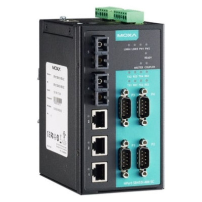 Преобразователь MOXA NPort S8455I-SS-SC