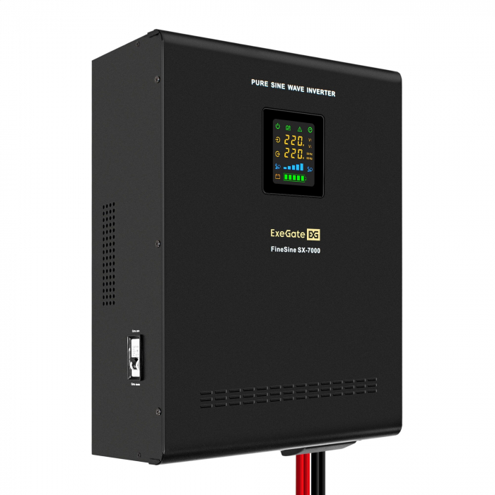 ИБП + батарея ExeGate FineSine SX-7000.LCD.AVR.2SH.T (EX296699RUS)