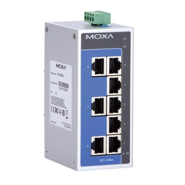 Промышленный коммутатор MOXA EDS-208A