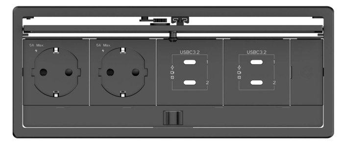 Корпус Kramer T-IN4-REC2(B) (80-000323)