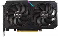 Видеокарта Asus RTX3050 DVI HDMI DP 8G D6 DUAL-RTX3050-O8G-V2 (90YV0GH6-M0NA00)