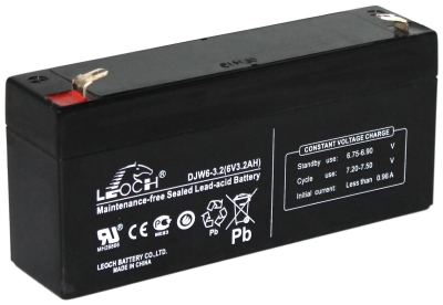 Аккумулятор Leoch 6V 3,2Ah (DJW6-3.2)