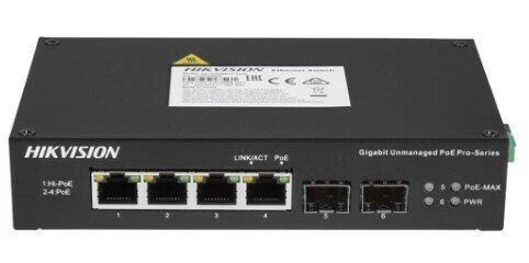 Коммутатор Hikvision DS-3T0506HP-E/HS