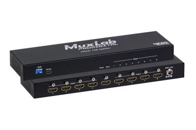 Усилитель-распределитель MuxLab 1х8 HDMI (500427)