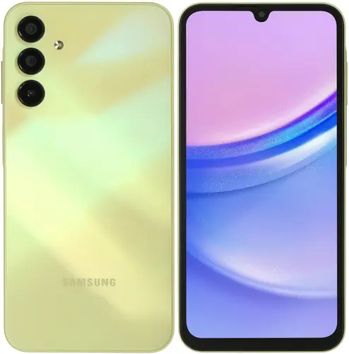 Смартфон Samsung Galaxy A15 8Gb/256Gb желтый (SM-A155MZYIBVO)