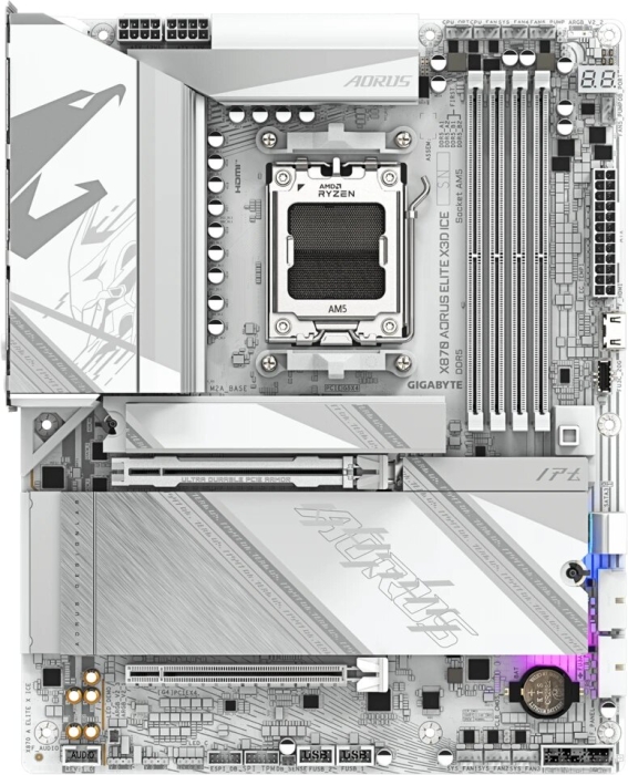 Материнская плата Gigabyte X870 AORUS ELITE X3D ICE