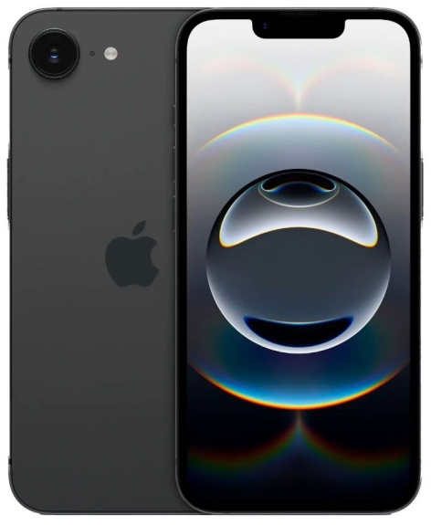 Смартфон Apple iPhone 16e 128GB Black (MD1Q4F/A)