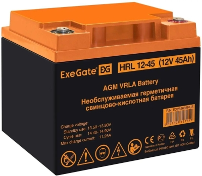 ИБП Exegate FineSine SX-7000.LCD.AVR.2SH.T + 4x HRL 12-45 (45Ач) (EX296683RUS)