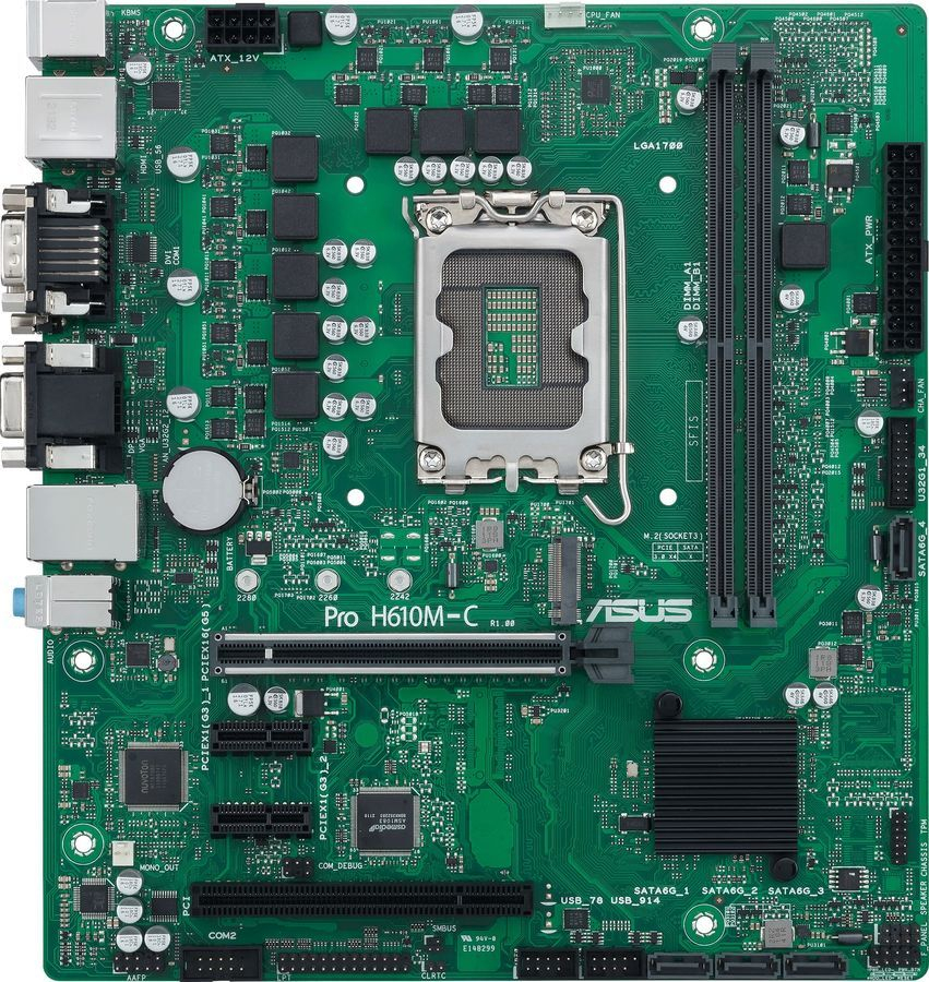 Msi pro h610m e ddr4 lga 1700. Asus pro q570m-c/csm. asus pro b660m-c d4-csm, socket 1700. материнская плата asus pro h610m-c-csm soc-1700 intel h610 2xddr5 matx ac`97 8ch(7.1) gblan+vga+dvi+hdmi+dp. asus prime q370m-c.
