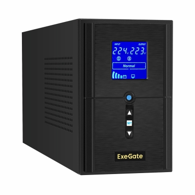 ИБП ExeGate SineTower SZ-1500.LCD.AVR.2SH.1C13.USB (EX295988RUS)