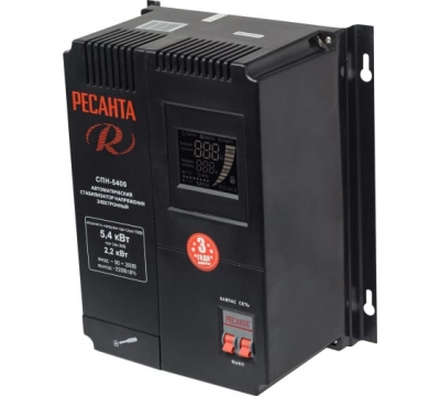 Стабилизатор напряжения Ресанта сПН-5400 (63/6/26)