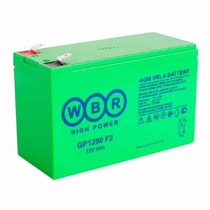 Аккумулятор WBR 12V 9Ah (GP1290 F2)
