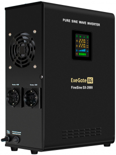 ИБП + батарея ExeGate FineSine SX-2000.LCD.AVR.2SH (EX296605RUS)