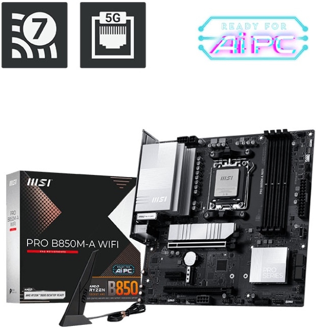 Материнская плата MSI PRO B850M-A WIFI PZ