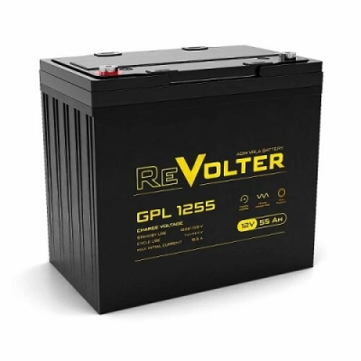 Аккумулятор Revolter 12V / 55Ah (GPL 1255)