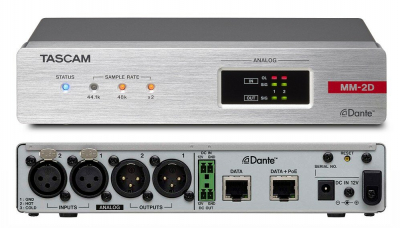 Конвертер Tascam Dante-Analogue конвертор с DSP Mixer (MM-2D-E)