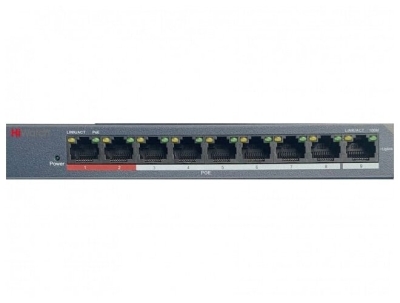 Коммутатор Hikvision 8 RJ45 (DS-S908P(B))