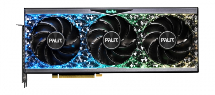 Видеокарта Palit GeForce RTX 4070 Ti GameRock Premium (NED407TS19K9-1045G)