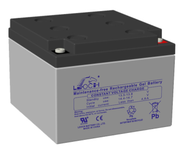 Аккумулятор Leoch 12V 24Ah (LPCG12-24P)
