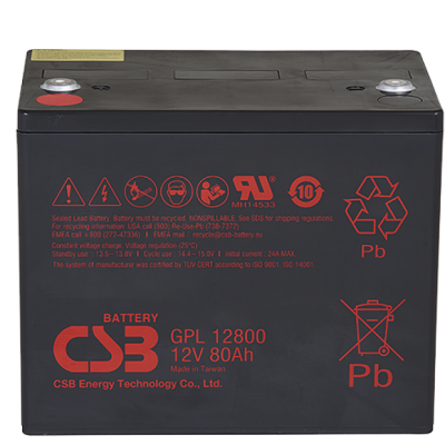 Аккумулятор CSB 12V 80Ah (GPL12800)