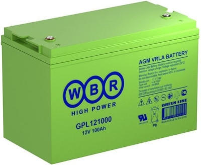 Аккумулятор WBR 12V 120Ah (GPL121200)