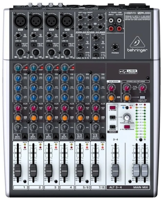 Микшер Behringer 1204USB