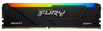 Оперативная память Kingston FURY Beast Black RGB KF436C17BB2AK2/16