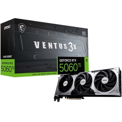 Видеокарта MSI nVidia GeForce RTX 5060 Ti 16G Ventus 3X OC