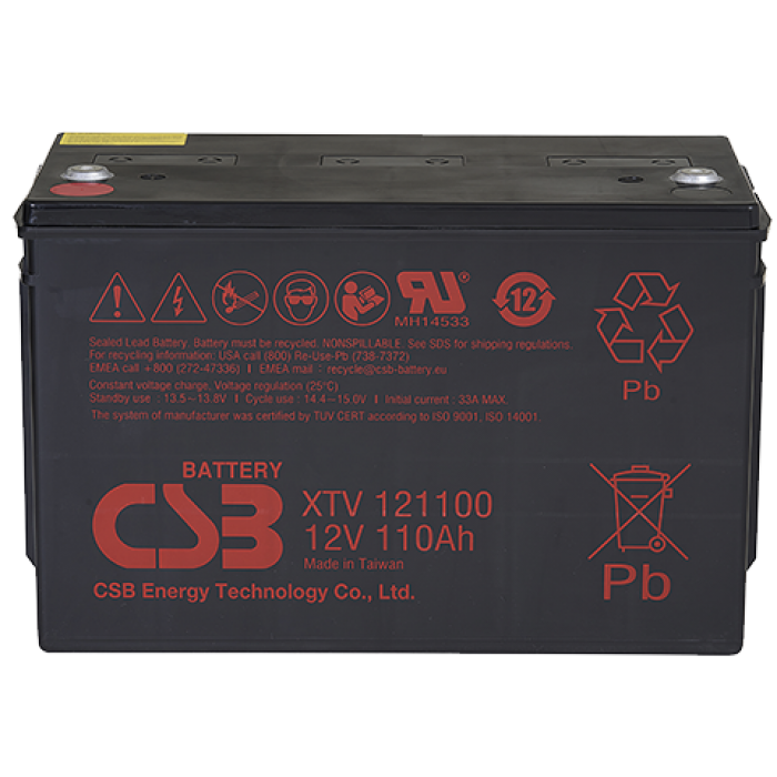 Аккумулятор CSB 12V 100Ah (XTV121000)