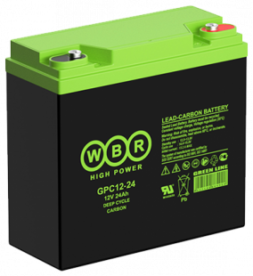 Аккумулятор WBR 12V 24Ah (GPC12-24)
