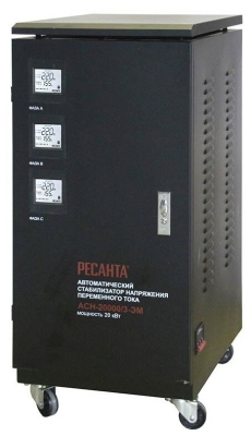 Стабилизатор напряжения Ресанта аСН-20 000/3-ЭМ (63/4/6)