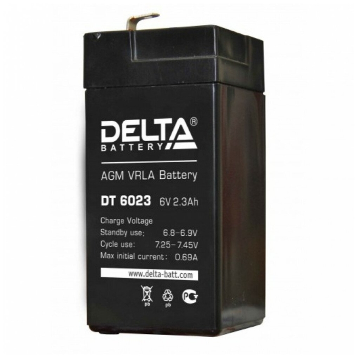 Аккумулятор Delta DT 6023
