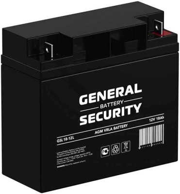 Аккумулятор General Security 12V 18Ah (GSL18-12)