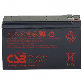 Аккумулятор CSB 12V 7,2Ah (GP1272)