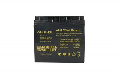 Аккумулятор General Security 12V 18Ah (GSL18-12L)