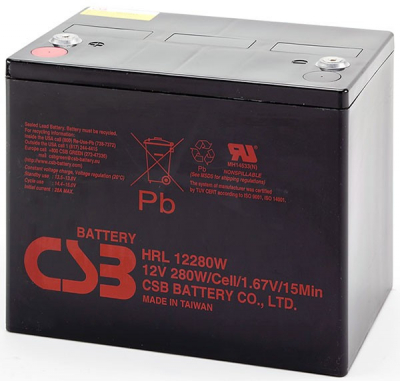 Аккумулятор CSB 12V 280Вт/Эл (HRL12280W)