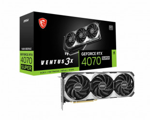 Видеокарта MSI GeForce RTX 4070 SUPER VENTUS 3X OC (912-V513-643)