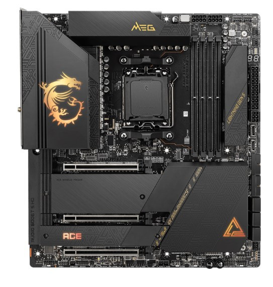 Купить Материнская плата MSI AM5 (MEG X670E ACE) в интернет магазине  ТехноАйТи. Характеристики, цена Материнская плата MSI AM5 (MEG X670E ACE) |  MSI MEG X670E ACE