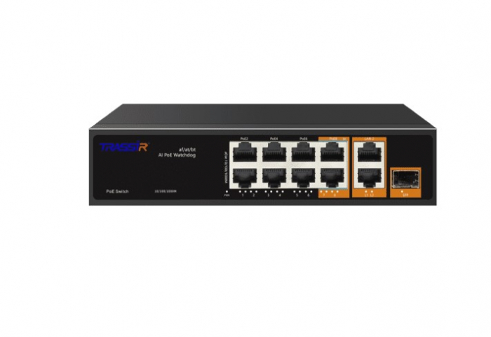 Коммутатор Trassir TR-NS13111S-120-8POE