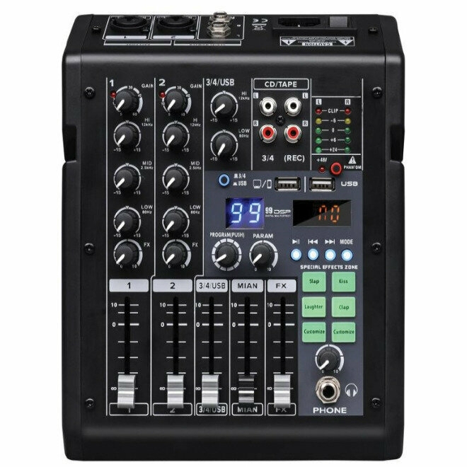 Микшерный пульт Voxnite TDM-4USB