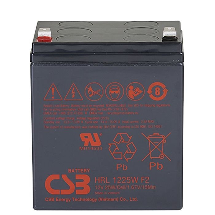 Аккумулятор WBR 12V 25Вт/Эл (HRL1225W)