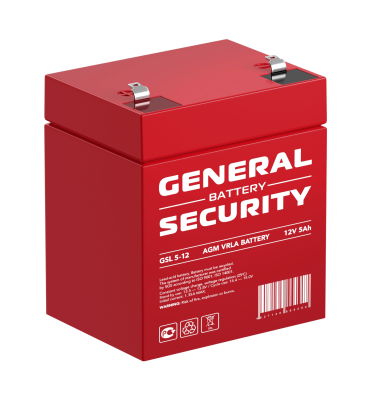 Аккумулятор General Security 12V 5Ah (GSL5-12)