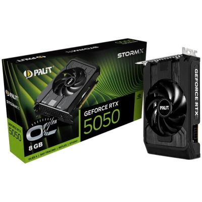 Видеокарта Palit nVidia GeForce RTX 5050 StormX OC 8Gb (NE65050T19P1-GB2070F)
